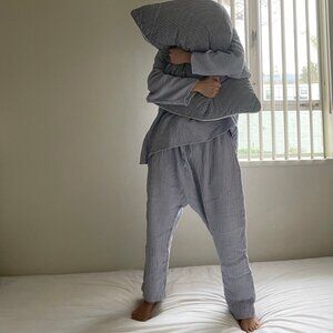 April Meets October August Pants in Pale Blue L/XL